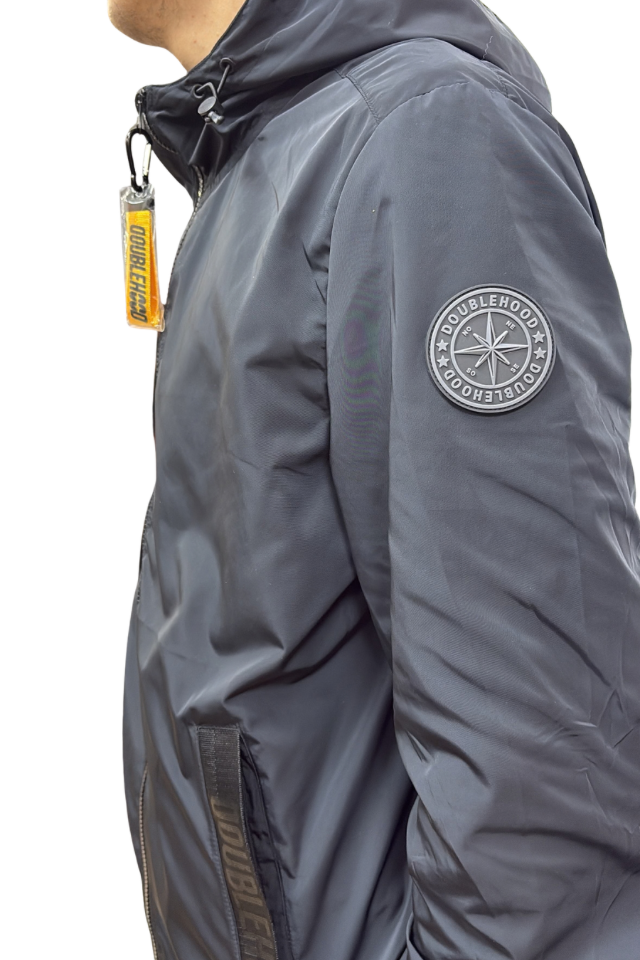 GILET DOUBLEHOOD ONIX 04 BLACK