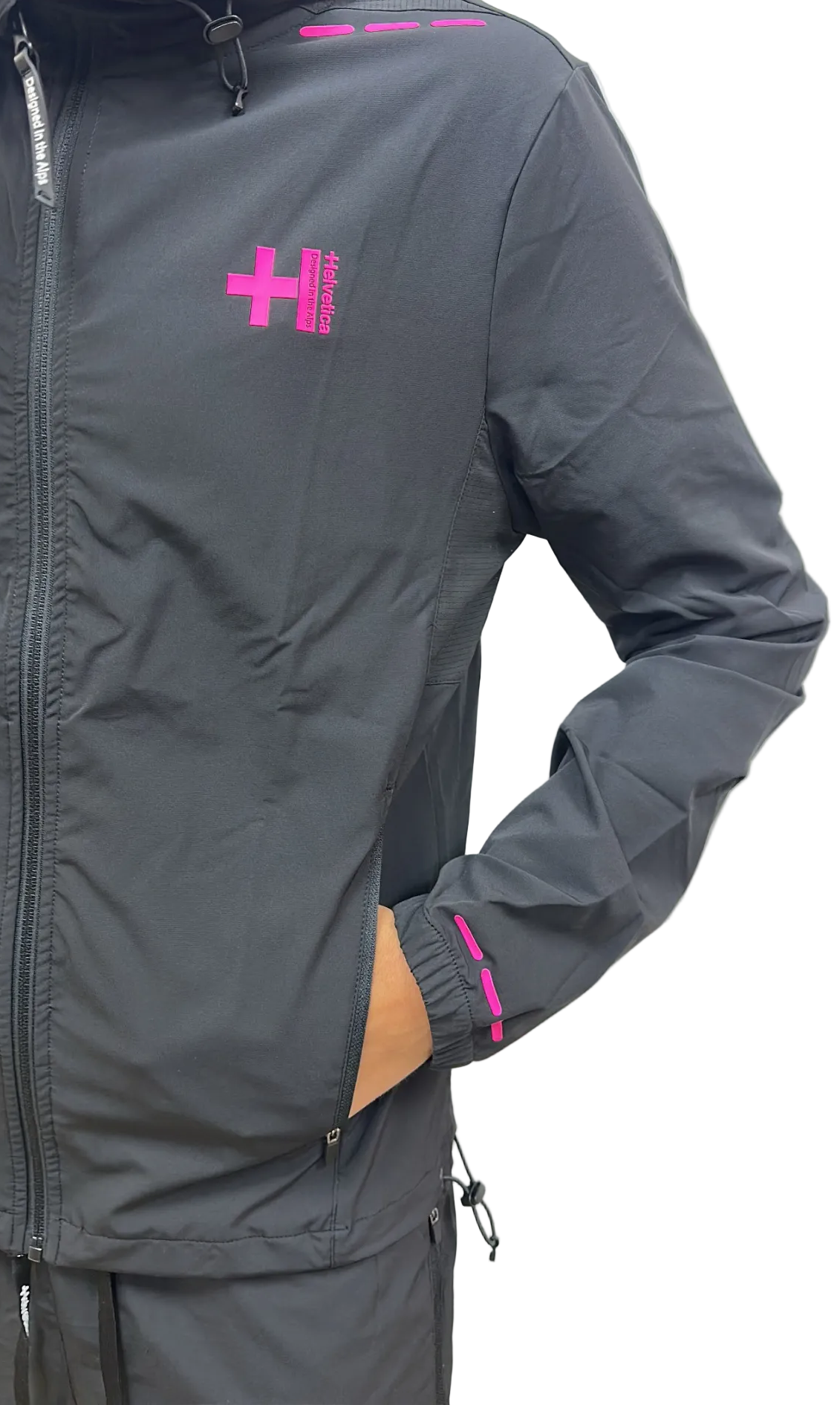 VESTE HELVETICA DENIS 04 BLACK
