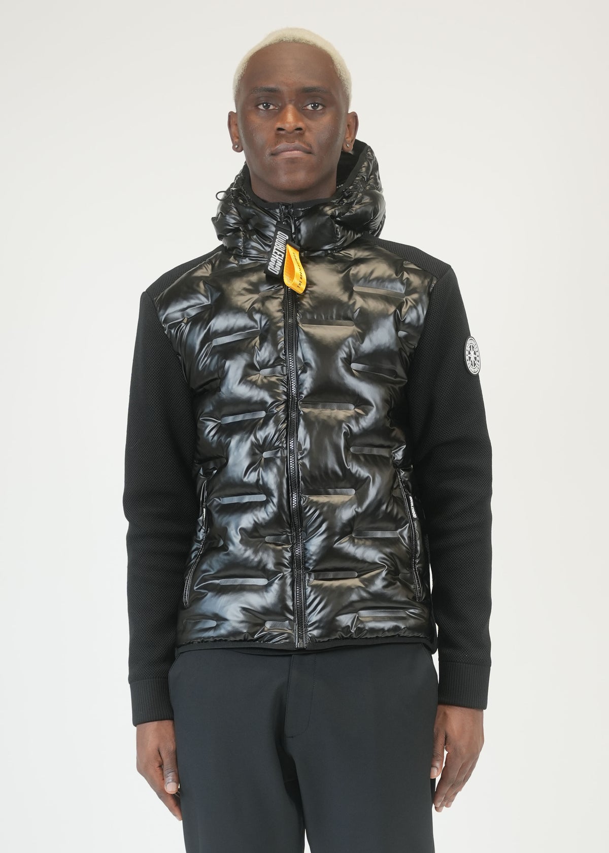 DOUDOUNE SANS-MANCHE DOUBLEHOOD ISLAND-01 BLACK