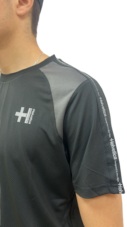 T-SHIRT HELVETICA POWELL 12 BLACK