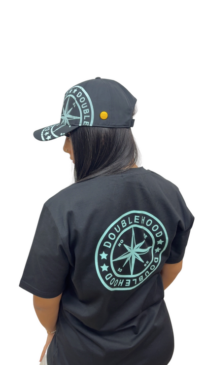 T-SHIRT DOUBLEHOOD STRID 12 JADE BLACK