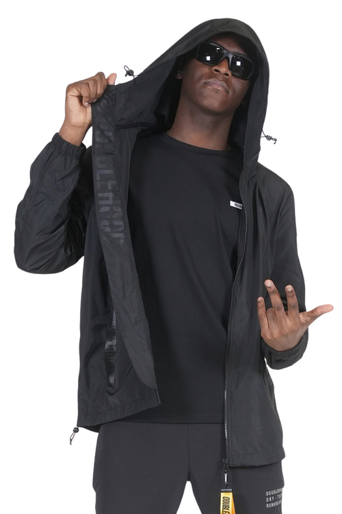 GILET DOUBLEHOOD ONIX 04 BLACK