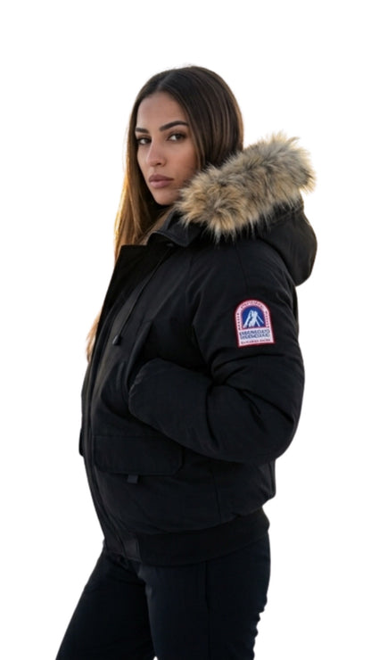 HELVETICA WILSON FOURRURE BEIGE 2026 ( cagoule intégré )