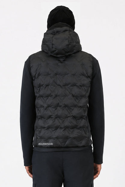DOUDOUNE DOUBLEHOOD SANS MANCHES JOYNER 02 – BLACK