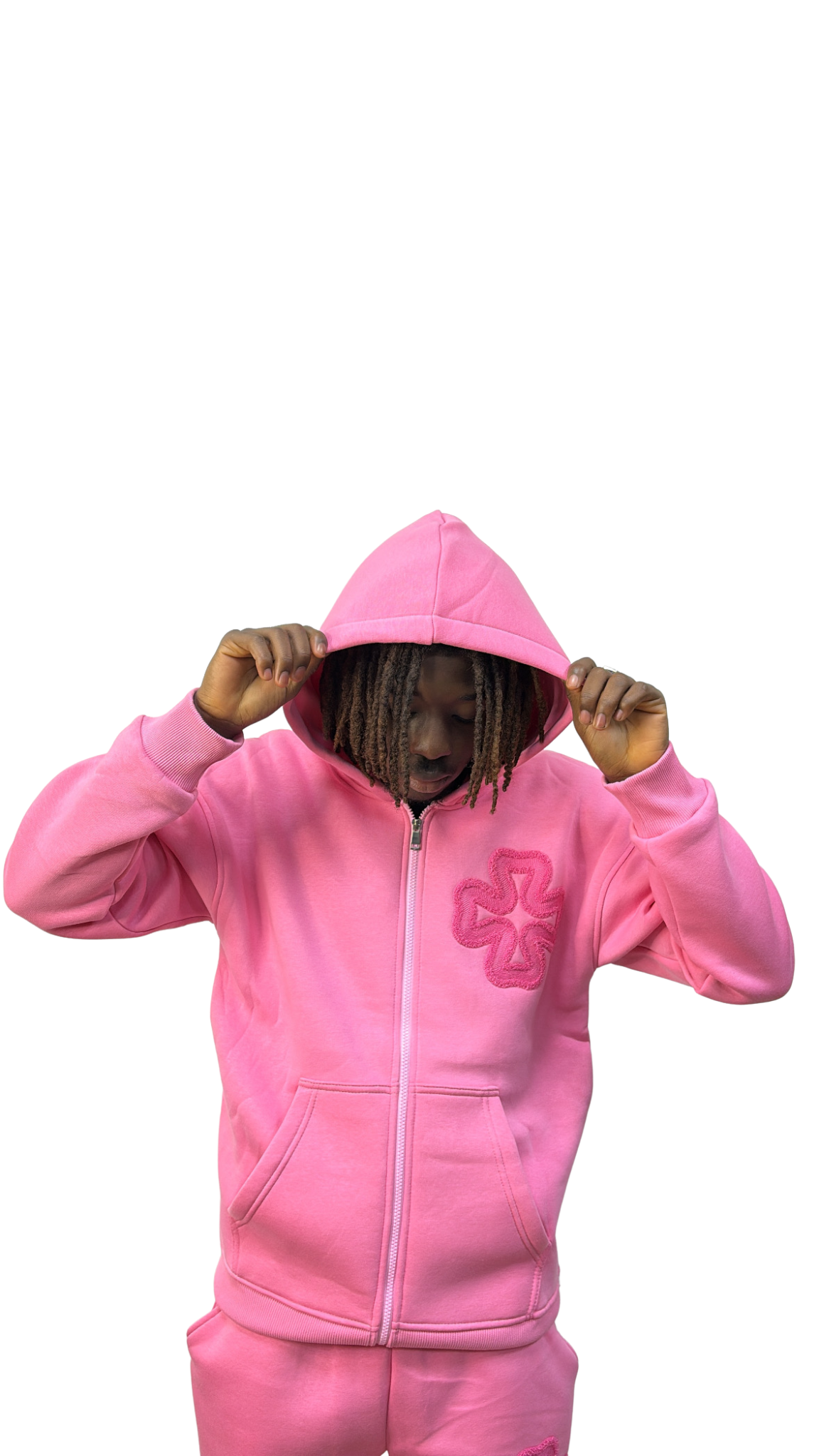 ENSEMBLE IKAO TRÈFLE ROSE