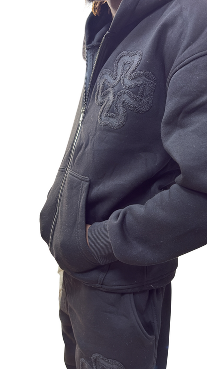 ENSEMBLE IKAO TRÈFLE NOIR