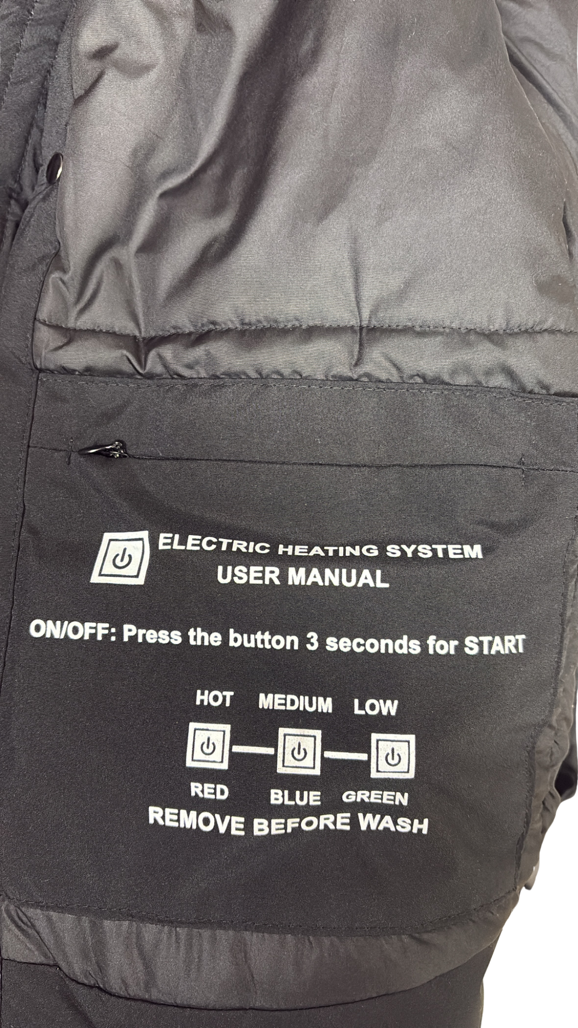 DOUDOUNE CHAUFFANTE FRILIVIN NOIR