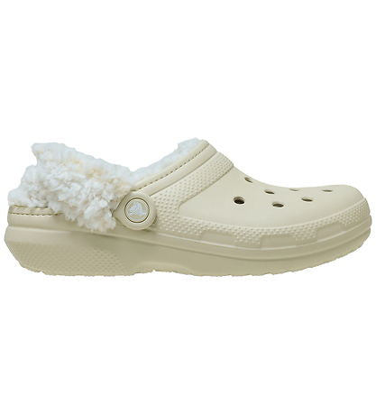 CROCS fourrure beige