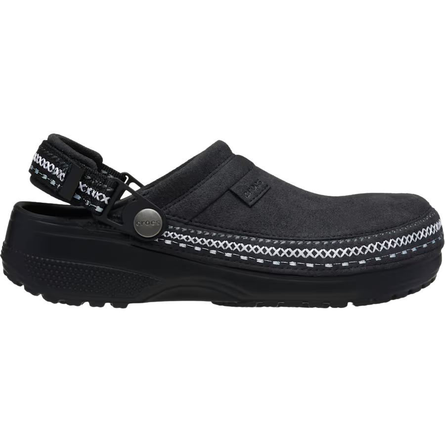 CROCS Suede Stitch Clog black