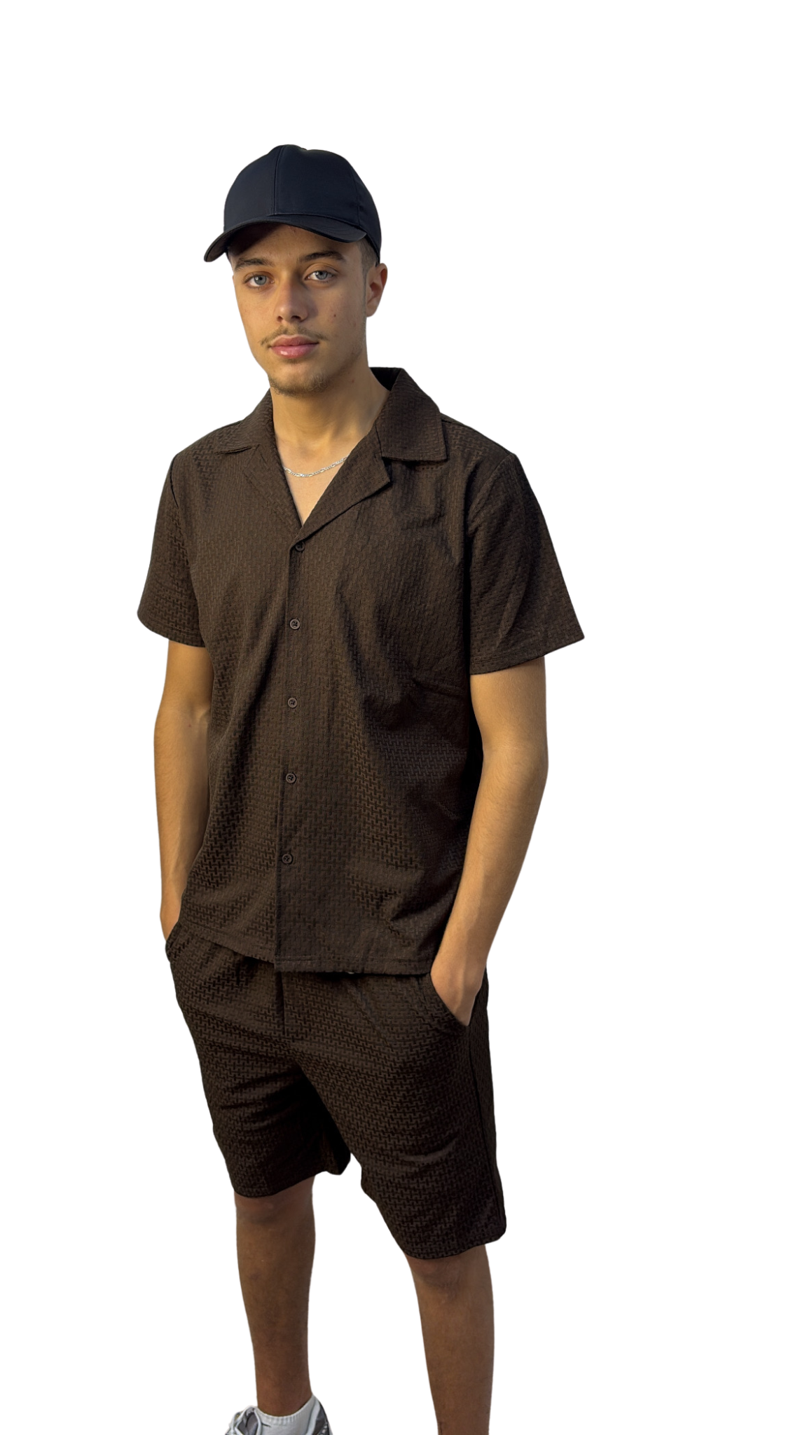 Ensemble chemise marron