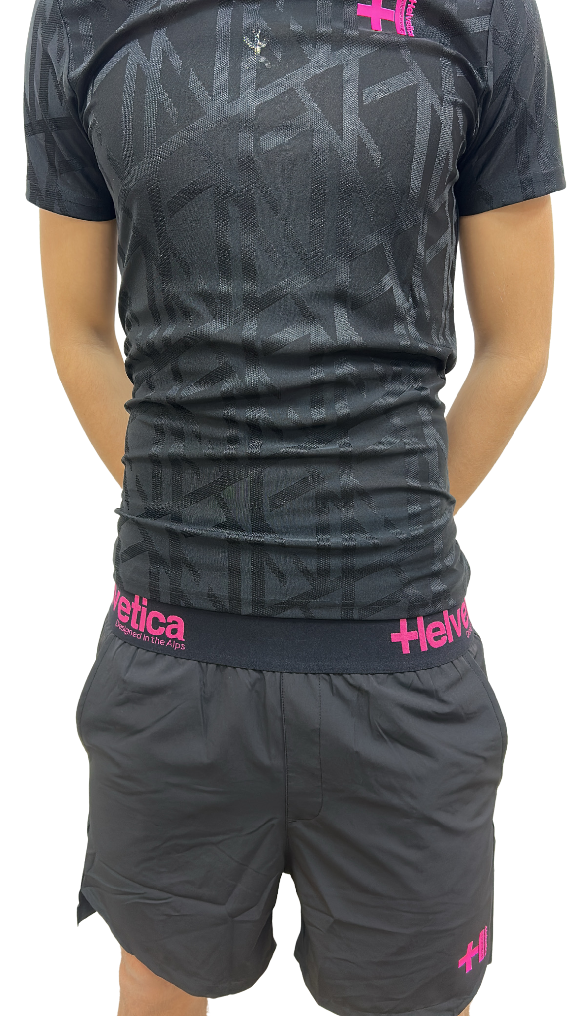 SHORT HELVETICA IVAN 19 PINK