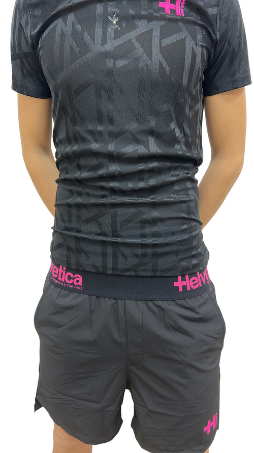 SHORT HELVETICA IVAN 19 PINK