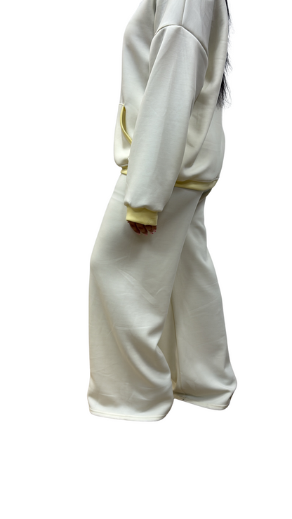 ENSEMBLE FEMME cozy street blanc