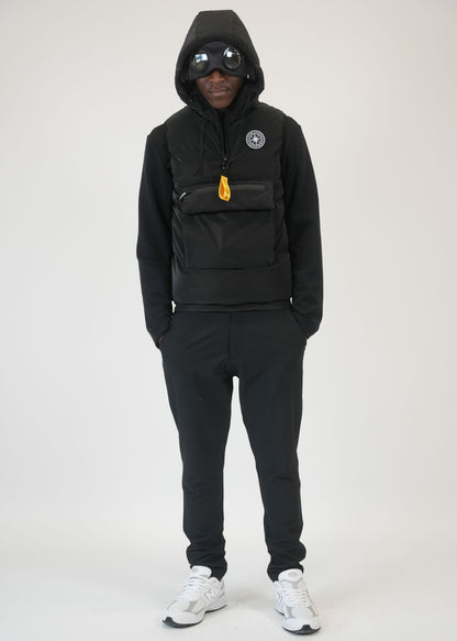 DOUDOUNE SANS-MANCHE HAMILTON-02 BLACK