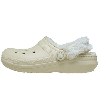 CROCS fourrure beige