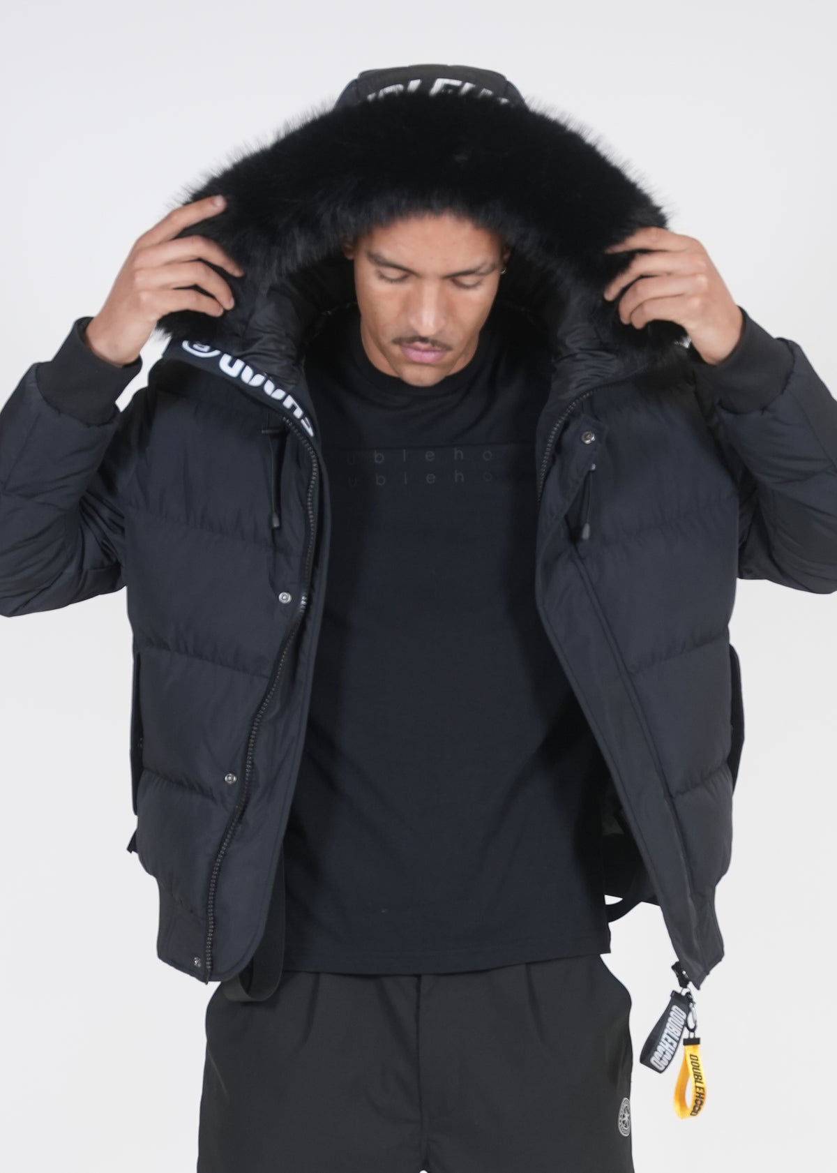 DOUDOUNE DOUBLEHOOD METÉOR 01 BLACK