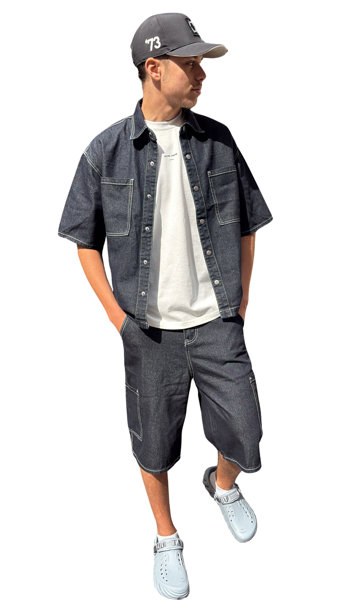 ENSEMBLE FRILIVIN CHEMISE + SHORT