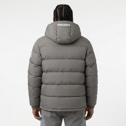 DOUDOUNE HELVETICA ARTIC GRISE