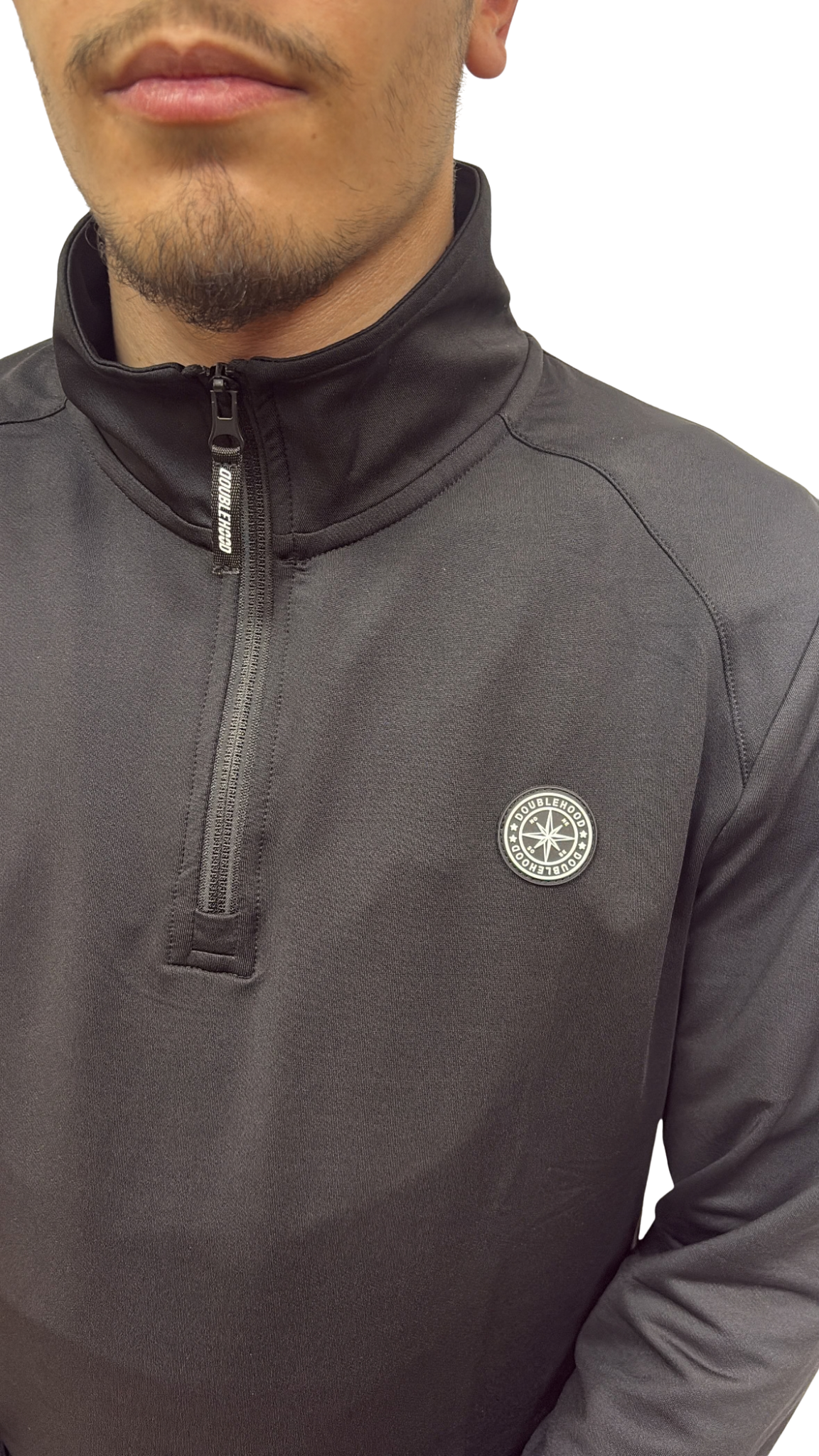 PULL ZIPÉ DOUBLEHOOD CLARK 10 BLACK