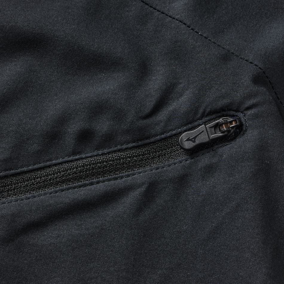 GILET MIZUNO NOIR IMPERMÉABLE
