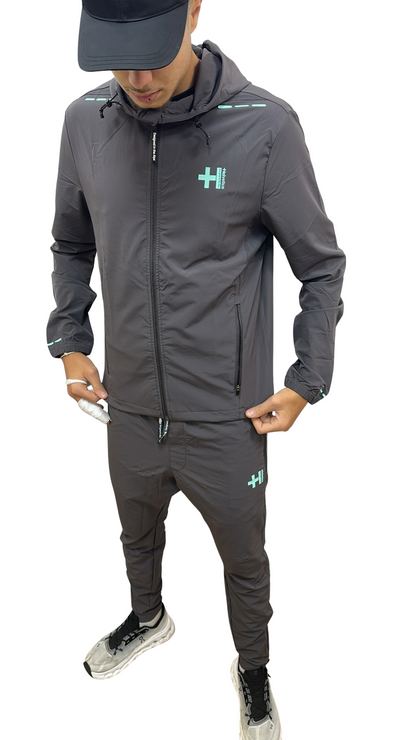 VESTE HELVETICA BOLT 04 DARK GREY