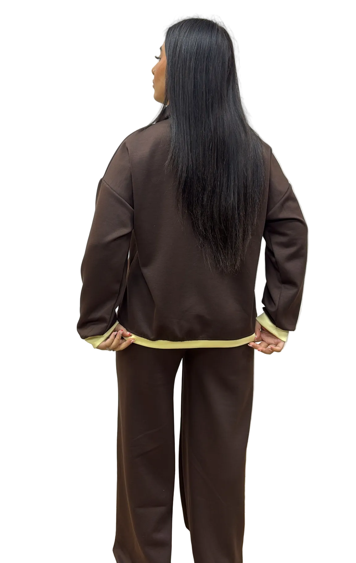 ENSEMBLE FEMME cozy street marron