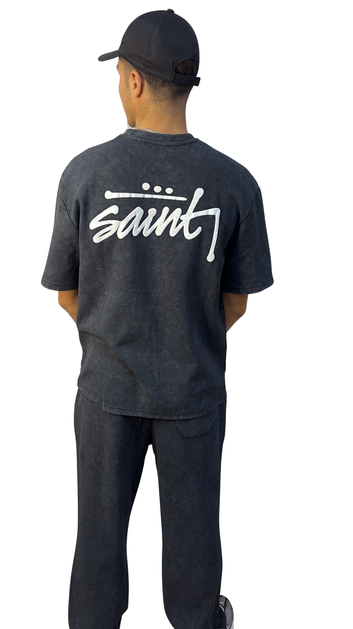 Ensemble Saint gris foncé