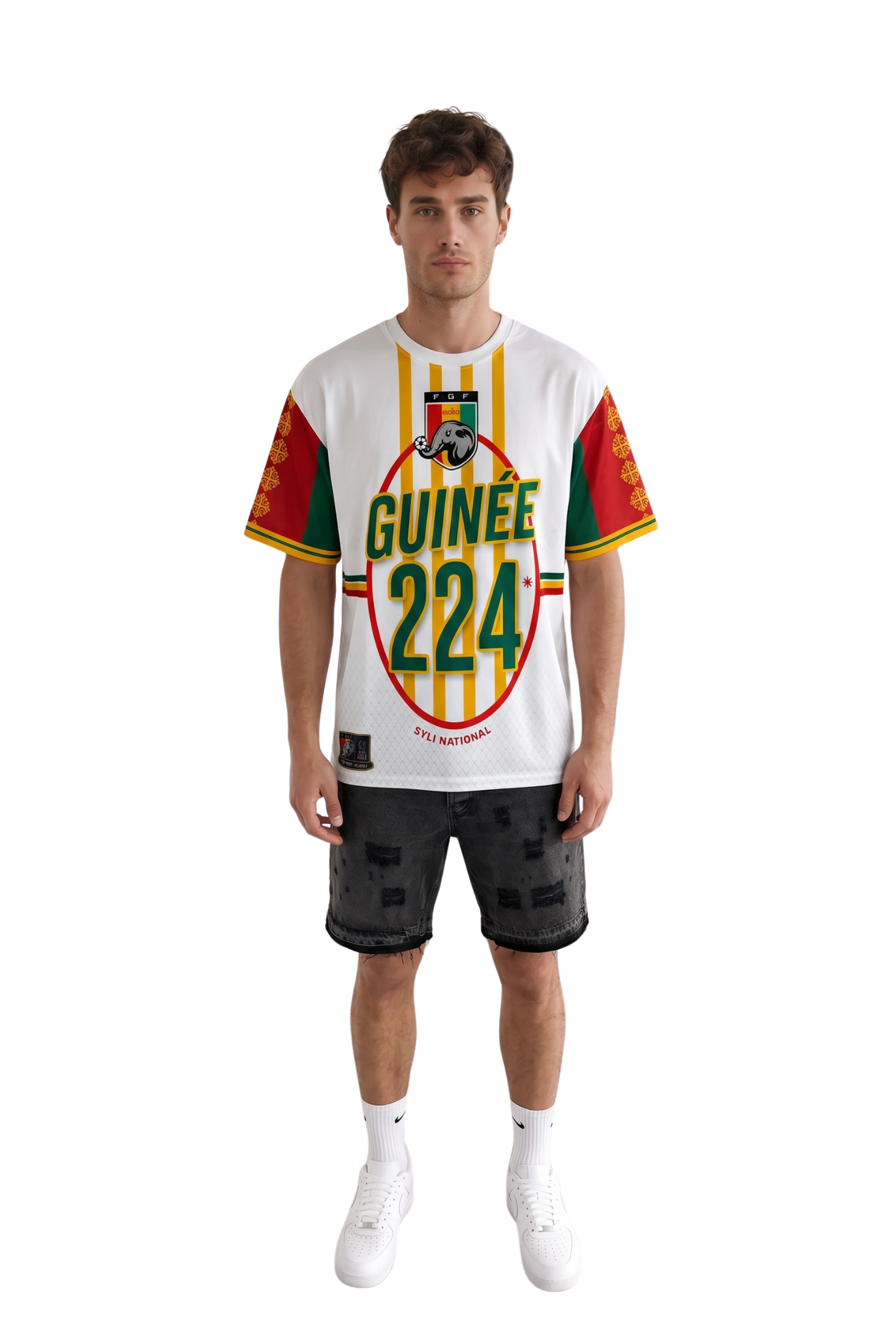 Maillot Guinée blanc