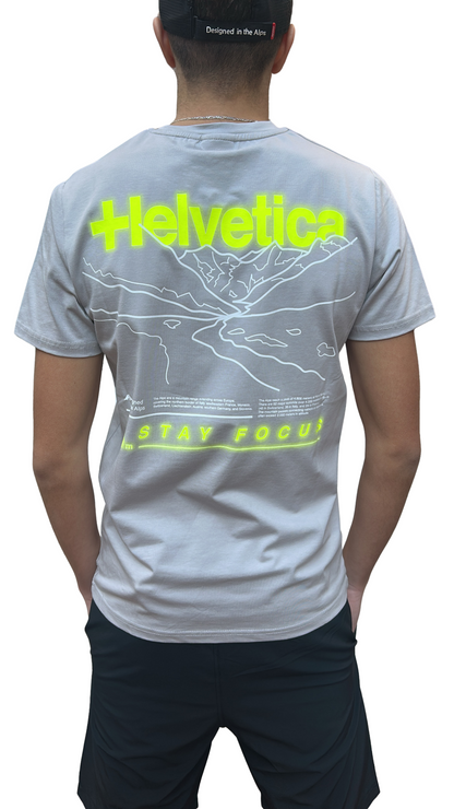 T-SHIRT HELVETICA CYBER 12 ROCK