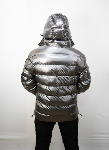 DOUDOUNE DOUBLEHOOD CHRYSLER GRIS