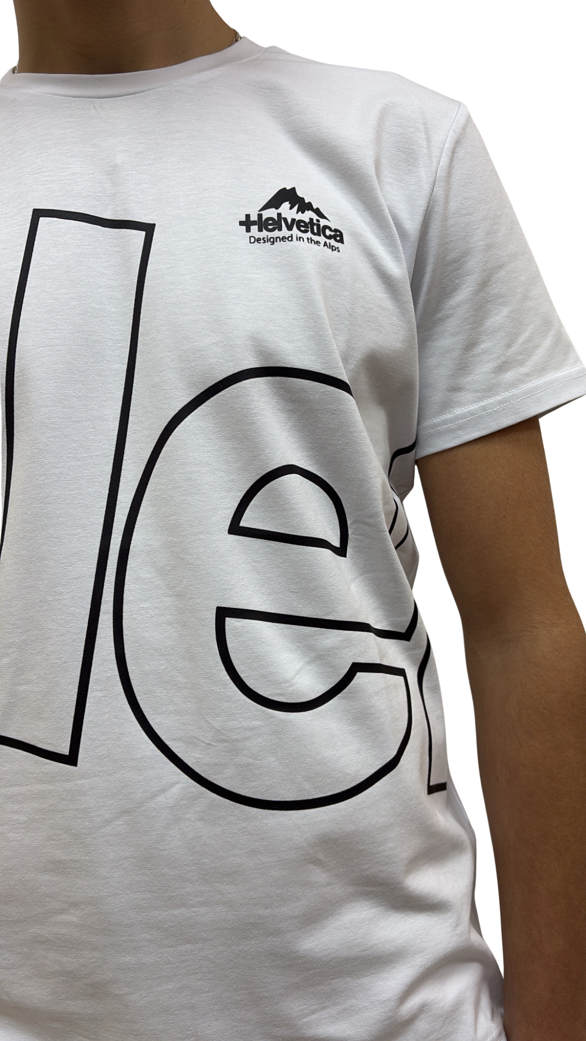 T-SHIRT HELVETICA ATLAS 12 WHITE