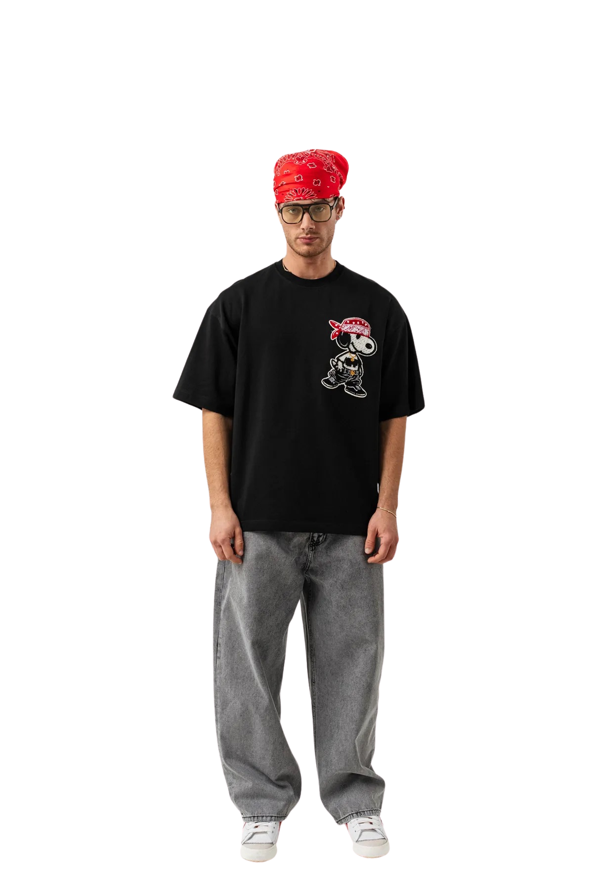 T-shirt bandana noir