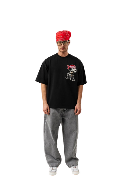 T-shirt bandana noir