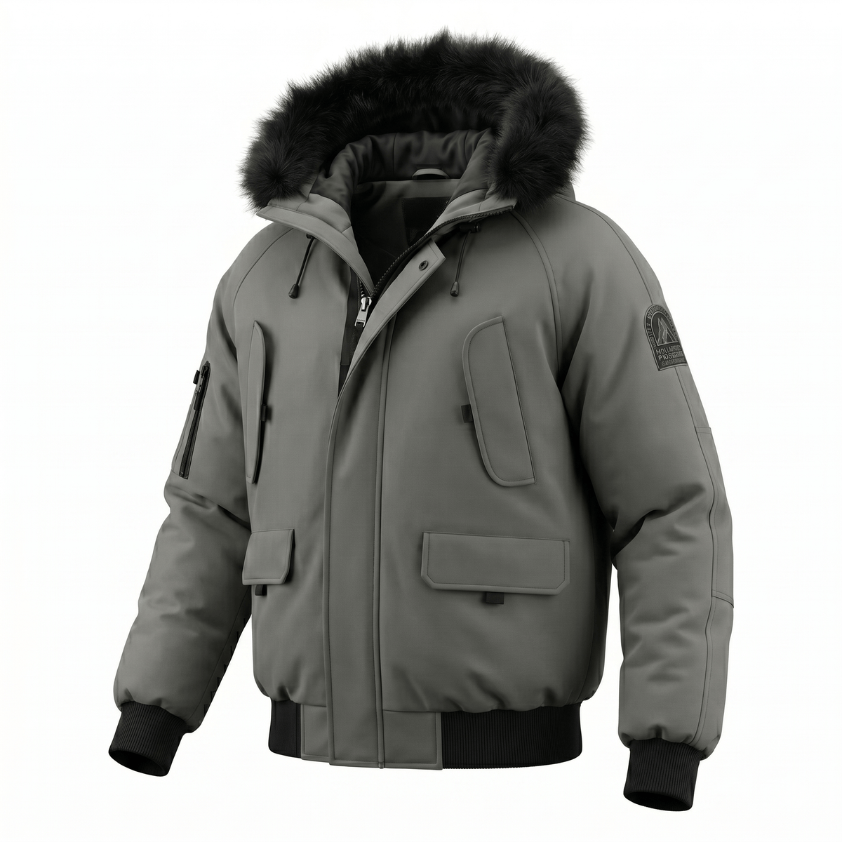 HELVETICA WILSON GRISE 2026 (Cagoule intégrée)