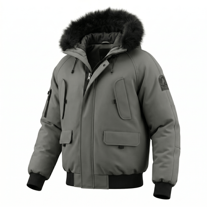 HELVETICA WILSON GRISE 2026 (Cagoule intégrée)