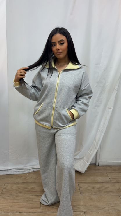 ENSEMBLE FEMME cozy street gris