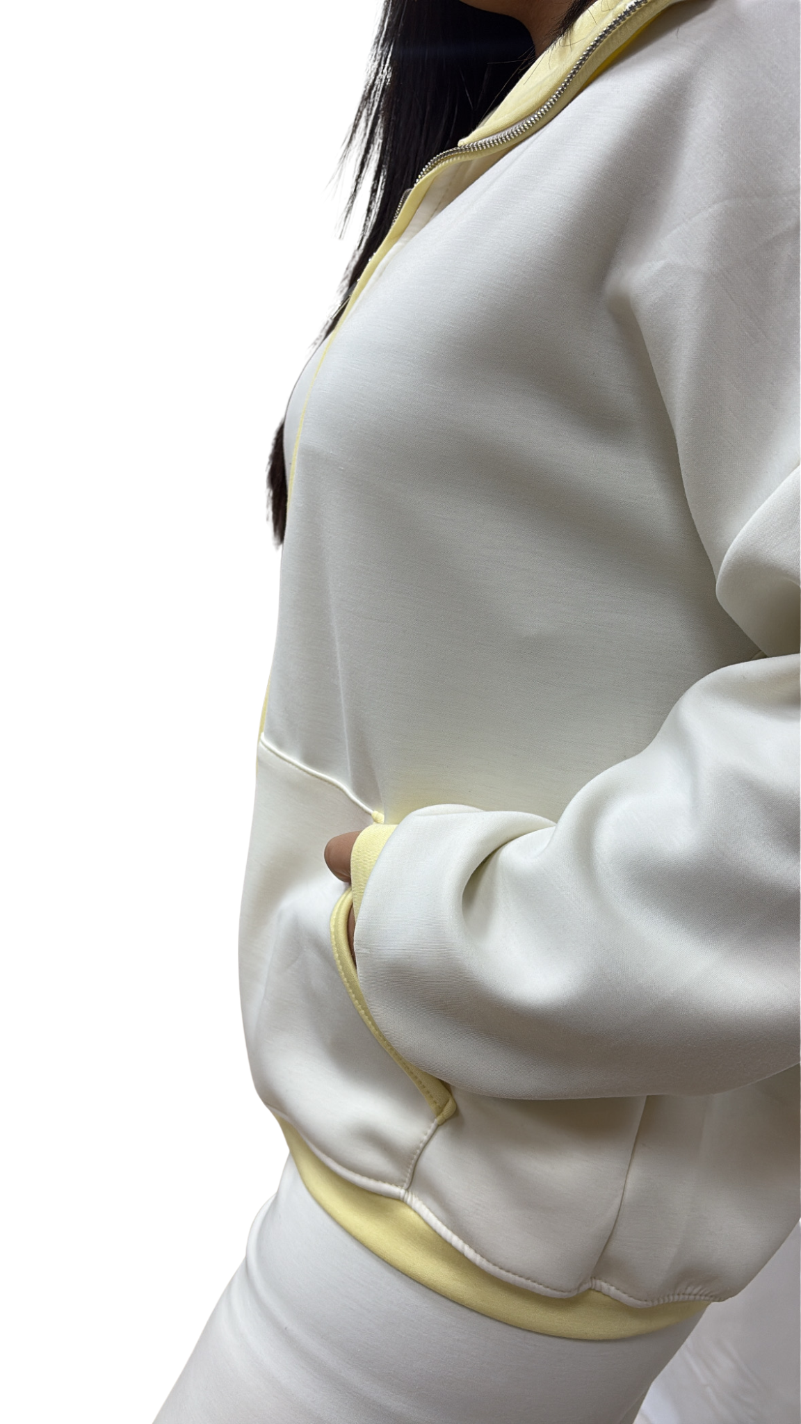 ENSEMBLE FEMME cozy street blanc