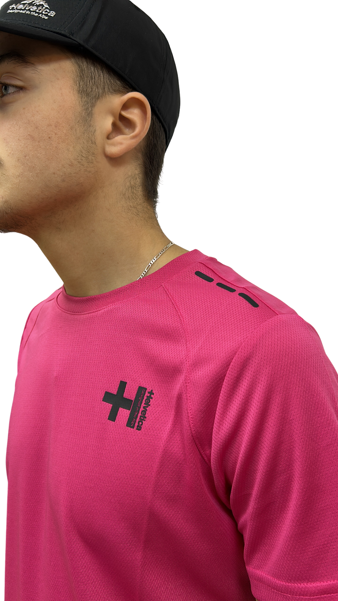 T-SHIRT HELVETICA LEWIS 33 PINK