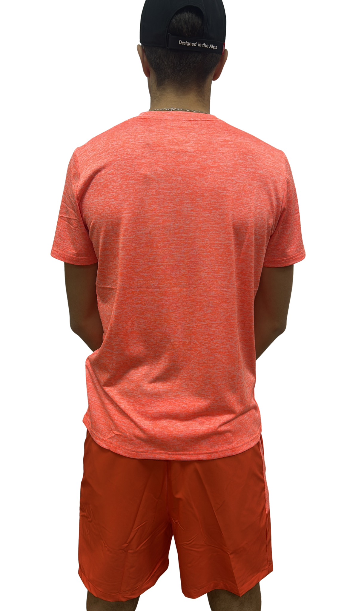 T-SHIRT HELVETICA USAIN 19 ORANGE