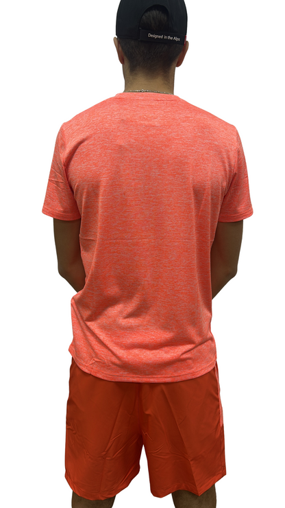 T-SHIRT HELVETICA USAIN 19 ORANGE
