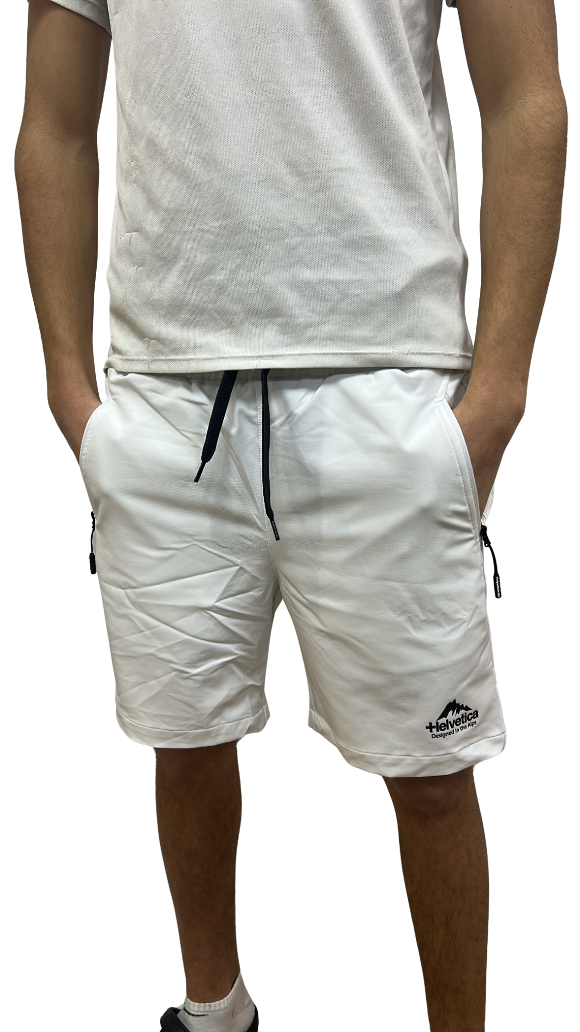 SHORT HELVETICA BUFFALO 19 WHITE