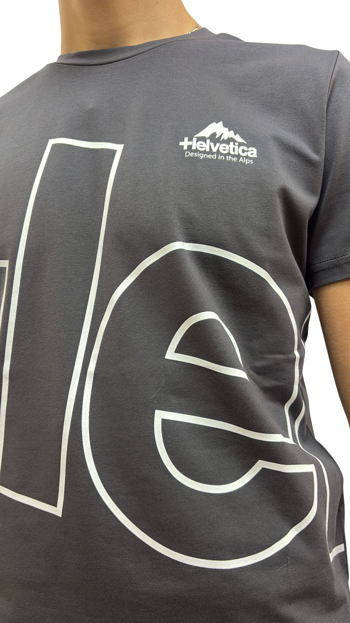 T-SHIRT HELVETICA ATLAS 12 DARK GREY