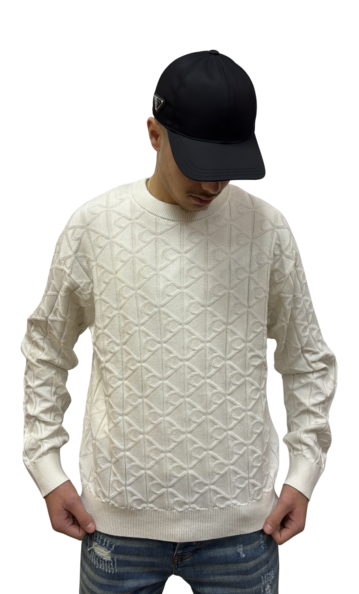 SWEAT CALVIN KLEIN BEIGE