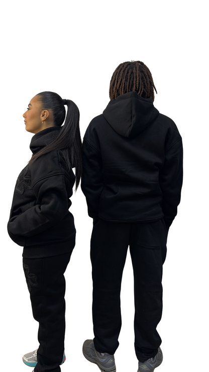 ENSEMBLE IKAO TRÈFLE NOIR