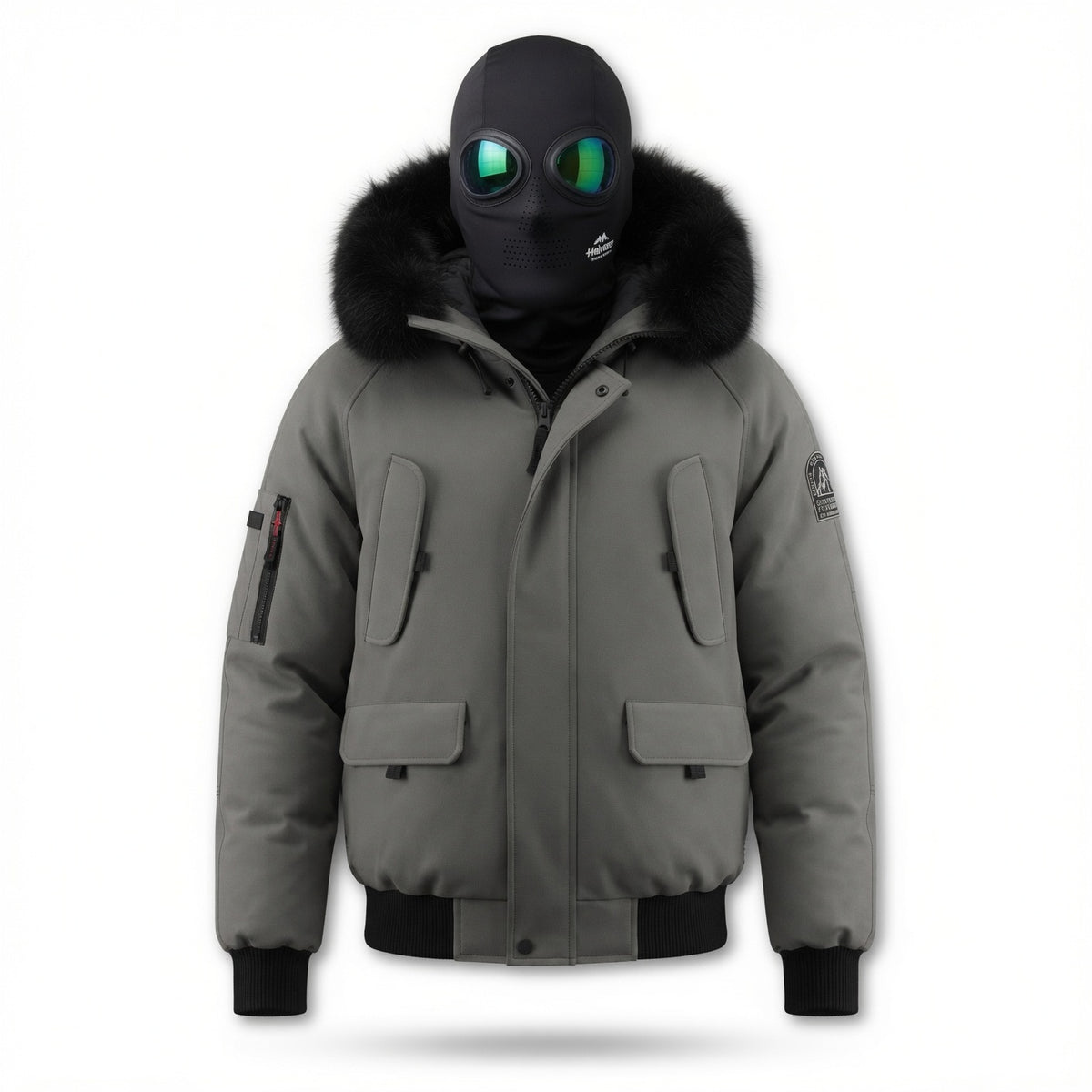 HELVETICA WILSON FEMME GRISE 2026 (Cagoule intégrée)