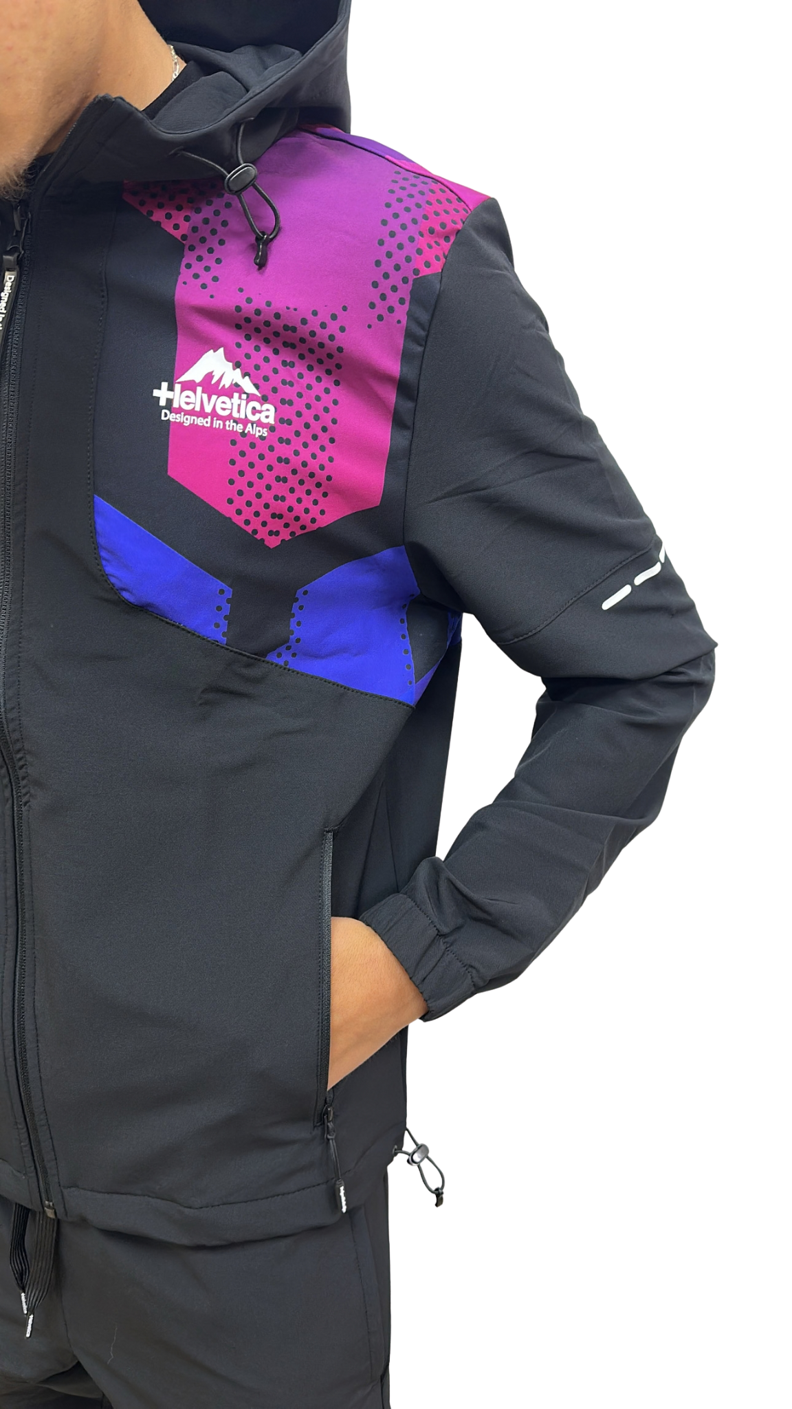 VESTE HELVETICA DENIS 04 BLACK