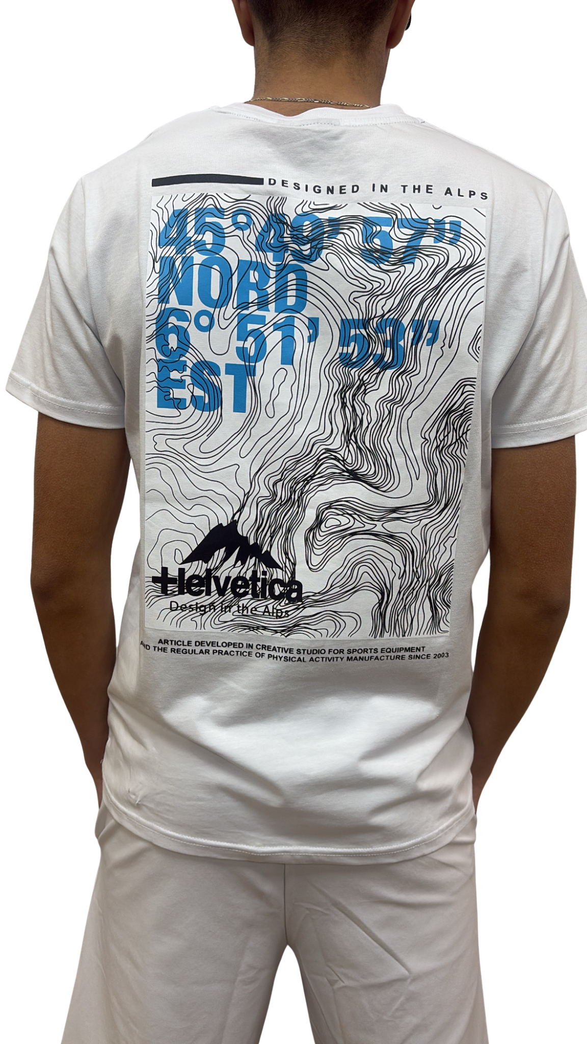 T-SHIRT HELVETICA DÉTROIT 12 WHITE