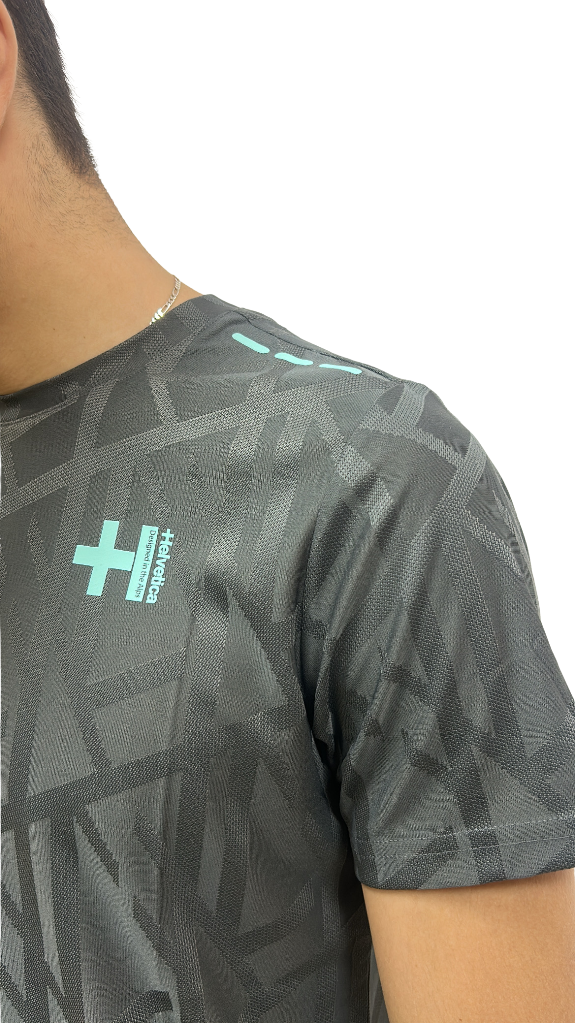 T-SHIRT HELVETICA BOLT 12 DARK GREY