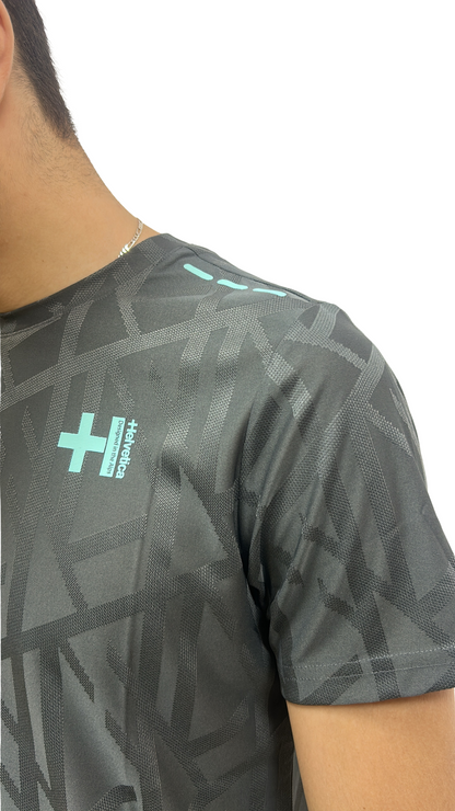 T-SHIRT HELVETICA BOLT 12 DARK GREY