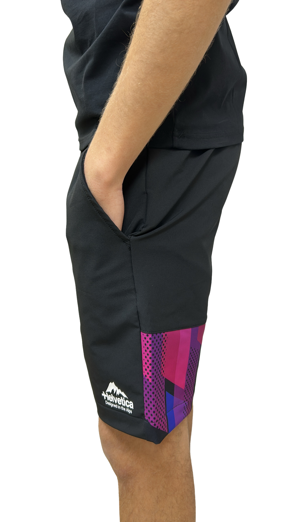 SHORT HELVETICA DENIS 19 BLACK
